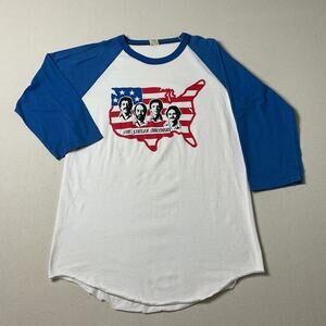 Vintage Screen Stars Mens Size M The Statler Brothers America White Shirt